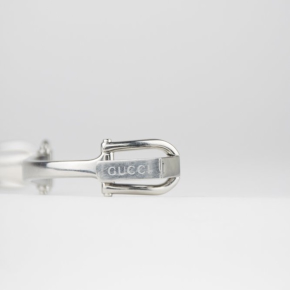 Gucci Silver and Black Women's Watch - Picture 6 of 8